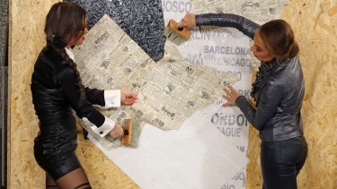 Latest deal - Sexy girls get sticky with glue