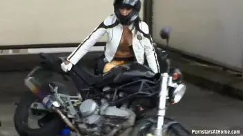 Motorcycle Chick Doesn't Just Wash Her Bike Screencap 90 on sinx.preview.netperv.com