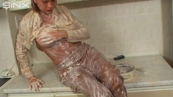 Hottie Gets Wet And Messy In Satin Screencap 42 on sinx.preview.netperv.com