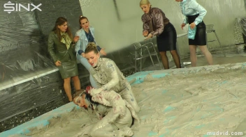 Two Sophisticated Ladies Wrestle In Mud Screencap 36 on sinx.preview.netperv.com