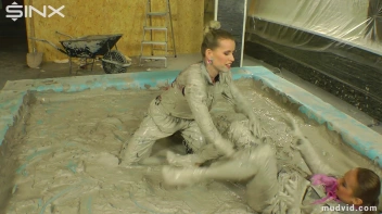 Beautiful girls get dirtied up while tearing at their clothes Screencap 27 on sinx.preview.netperv.com