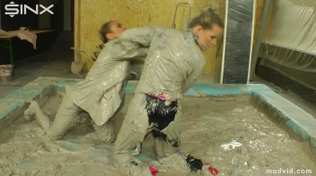 Beautiful girls get dirtied up while tearing at their clothes Screencap 29 on sinx.preview.netperv.com