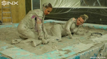 Beautiful girls get dirtied up while tearing at their clothes Screencap 47 on sinx.preview.netperv.com