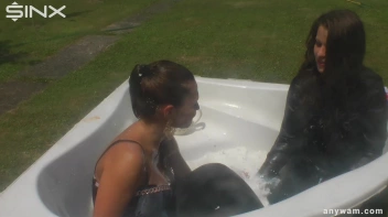 Gorgeous Brunette Babes Soaked With Milk Screencap 27 on sinx.preview.netperv.com