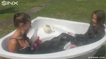 Gorgeous Brunette Babes Soaked With Milk Screencap 28 on sinx.preview.netperv.com