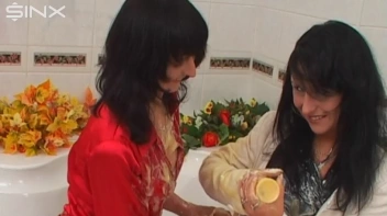 Sploshed Babes Get Smeared With Puddings Screencap 49 on sinx.preview.netperv.com