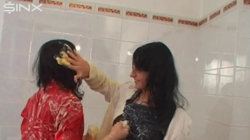 Sploshed Babes Get Smeared With Puddings Screencap 66 on sinx.preview.netperv.com