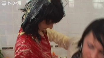 Sploshed Babes Get Smeared With Puddings Screencap 68 on sinx.preview.netperv.com