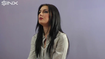 Dark Haired Teen Smokes In Red Lipstick Screencap 21 on sinx.preview.netperv.com