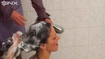 Pretty Girls Enjoy Hair Washing And Lathering Screencap 60 on sinx.preview.netperv.com