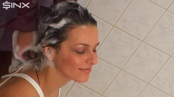 Pretty Girls Enjoy Hair Washing And Lathering Screencap 68 on sinx.preview.netperv.com