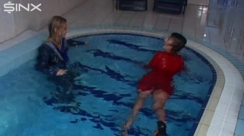 Naughty Clothed Girls Splash In The Pool Screencap 41 on sinx.preview.netperv.com