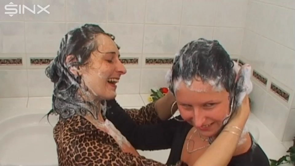 Raven Haired Hotties Shampoo And Lather Up on sinx.preview.netperv.com