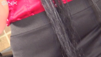 Raven Haired Hottie Smokes In The Kitchen Screencap 2 on sinx.preview.netperv.com