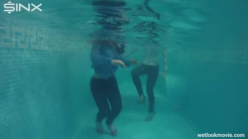 Sexy European Girls Swim In Clothes Screencap 13 on sinx.preview.netperv.com