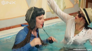 Sexy European Girls Swim In Clothes Screencap 14 on sinx.preview.netperv.com