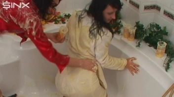 Sploshed Babes Get Smeared With Puddings Screencap 60 on sinx.preview.netperv.com