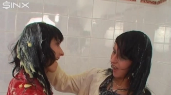Sploshed Babes Get Smeared With Puddings Screencap 67 on sinx.preview.netperv.com