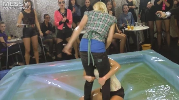 Messy Wrestling: Cutie & The Redneck - An "All Down & Dirty In The Oil" Rough Stuff Rumble ... Screencap 9 on sinx.preview.netperv.com