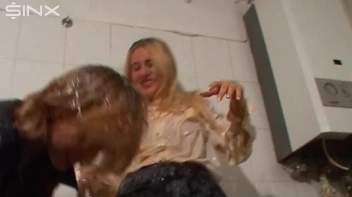 Clothed Women Fight With Slippery Goo Screencap 46 on sinx.preview.netperv.com