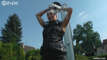 Clothed Hair Washing In Outdoor Shower Screencap 24 on sinx.preview.netperv.com