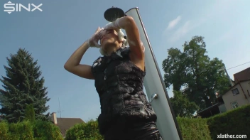 Clothed Hair Washing In Outdoor Shower Screencap 25 on sinx.preview.netperv.com