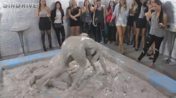 Muddy Wrestling: Real Sisters Showdown: Sheila Cooper vs. Lili Bluberry Screencap 34 on sinx.preview.netperv.com