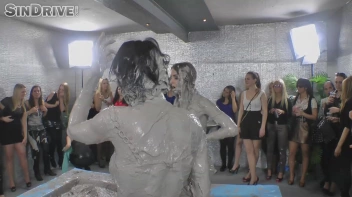 Muddy Wrestling: Real Sisters Showdown: Sheila Cooper vs. Lili Bluberry Screencap 37 on sinx.preview.netperv.com