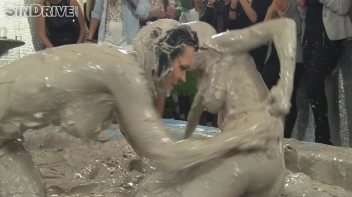 Muddy Wrestling: Real Sisters Showdown: Sheila Cooper vs. Lili Bluberry Screencap 82 on sinx.preview.netperv.com