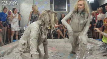 Messy Wrestling: Blonde Bombshells Rock The Ring And Get Their Mud On! Screencap 11 on sinx.preview.netperv.com