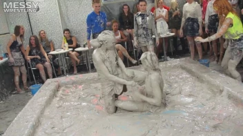 Messy Wrestling: Blonde Bombshells Rock The Ring And Get Their Mud On! Screencap 55 on sinx.preview.netperv.com