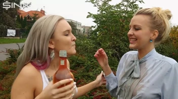 Drink Swapping Blondes Get Wet And Messy Screencap 21 on sinx.preview.netperv.com