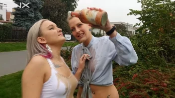 Drink Swapping Blondes Get Wet And Messy Screencap 26 on sinx.preview.netperv.com