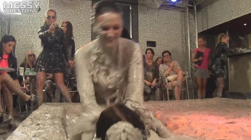 Muddy Wrestling: Roughin' Up The Ring In Leather! 2 Amateur Battles - Audience vs. Audience Screencap 25 on sinx.preview.netperv.com