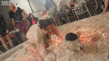 Muddy Wrestling: Roughin' Up The Ring In Leather! 2 Amateur Battles - Audience vs. Audience Screencap 26 on sinx.preview.netperv.com