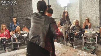 Muddy Wrestling: Roughin' Up The Ring In Leather! 2 Amateur Battles - Audience vs. Audience Screencap 3 on sinx.preview.netperv.com