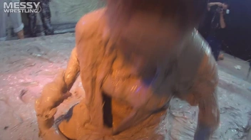 Muddy Wrestling: Roughin' Up The Ring In Leather! 2 Amateur Battles - Audience vs. Audience Screencap 31 on sinx.preview.netperv.com