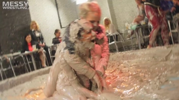 Muddy Wrestling: Roughin' Up The Ring In Leather! 2 Amateur Battles - Audience vs. Audience Screencap 48 on sinx.preview.netperv.com