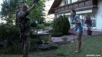 Denim slut gets covered in piss Screencap 10 on sinx.preview.netperv.com