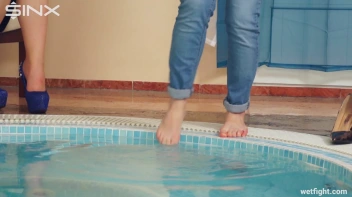 Cute Clothed Girls Fight In Swimming Pool Screencap 2 on sinx.preview.netperv.com