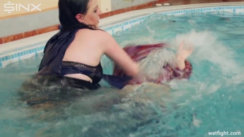 Cute Clothed Girls Fight In Swimming Pool Screencap 31 on sinx.preview.netperv.com