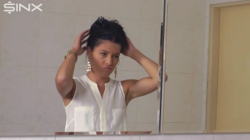 Raven Haired Babe Shampoos And Lathers Up Screencap 5 on sinx.preview.netperv.com