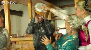 Business women get covered in cake Screencap 41 on sinx.preview.netperv.com