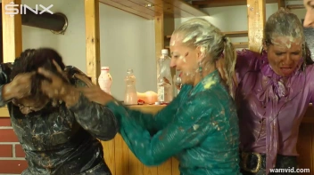 Business women get covered in cake Screencap 42 on sinx.preview.netperv.com