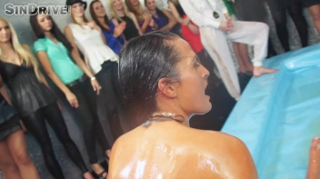 Oily Wrestling: Jenna Lovely vs. Nicole Vice & Erika vs. Tanya Screencap 23 on sinx.preview.netperv.com