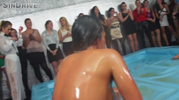 Oily Wrestling: Jenna Lovely vs. Nicole Vice & Erika vs. Tanya Screencap 42 on sinx.preview.netperv.com