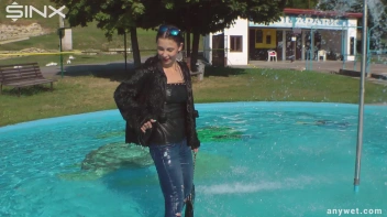 Raven Haired Hottie Soaks Herself At Waterpark Screencap 30 on sinx.preview.netperv.com