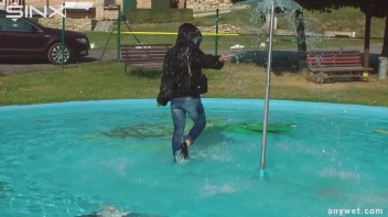 Raven Haired Hottie Soaks Herself At Waterpark Screencap 8 on sinx.preview.netperv.com