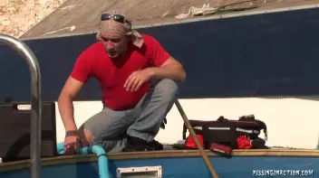 The Poolboy's Hose Showers Babes In Piss Screencap 3 on sinx.preview.netperv.com