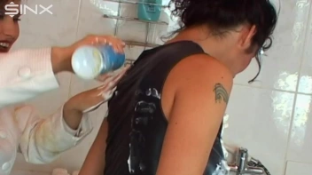 Gorgeous Brunettes Smeared In Cream And Puddings Screencap 11 on sinx.preview.netperv.com